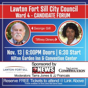 Ward 4 Candidates Face Voters at Lawton–Fort Sill Chamber Forum