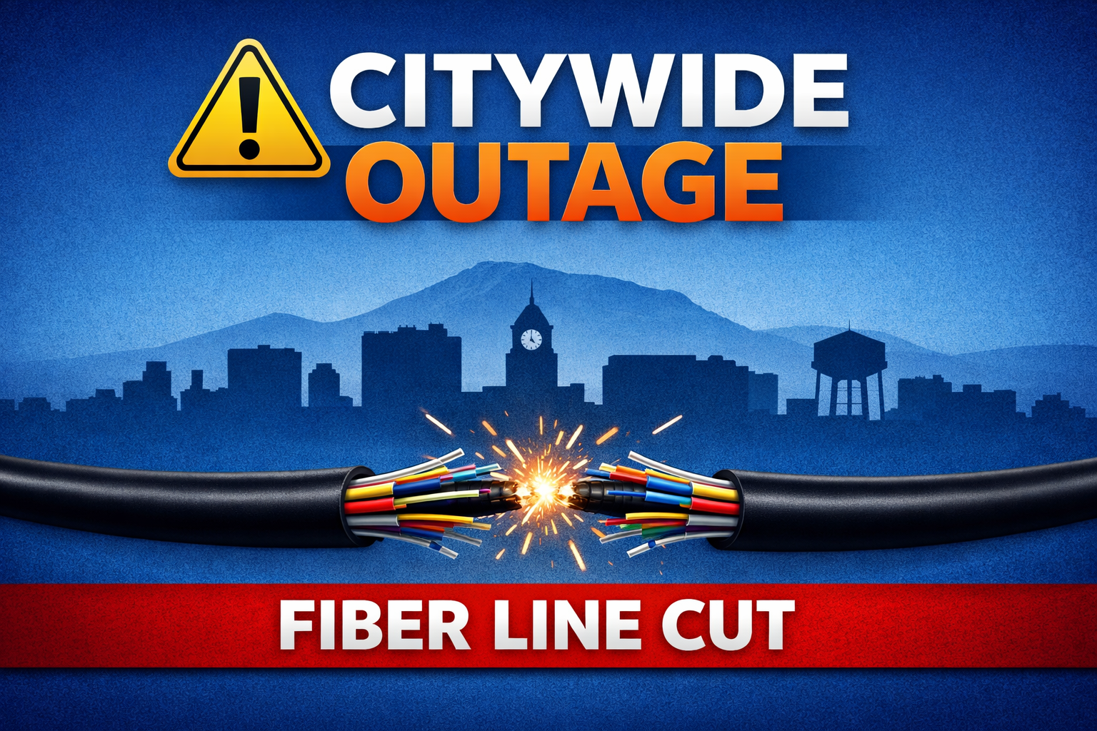 Internet Service Outage Reported