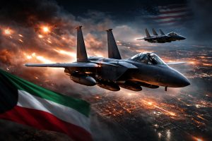 Three U.S. F-15E Strike Eagles Downed in Friendly Fire Incident Over Kuwait; All Aircrew Safe