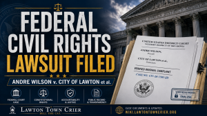 Lawton City Council to Convene Executive Session on Federal Civil Rights Lawsuit